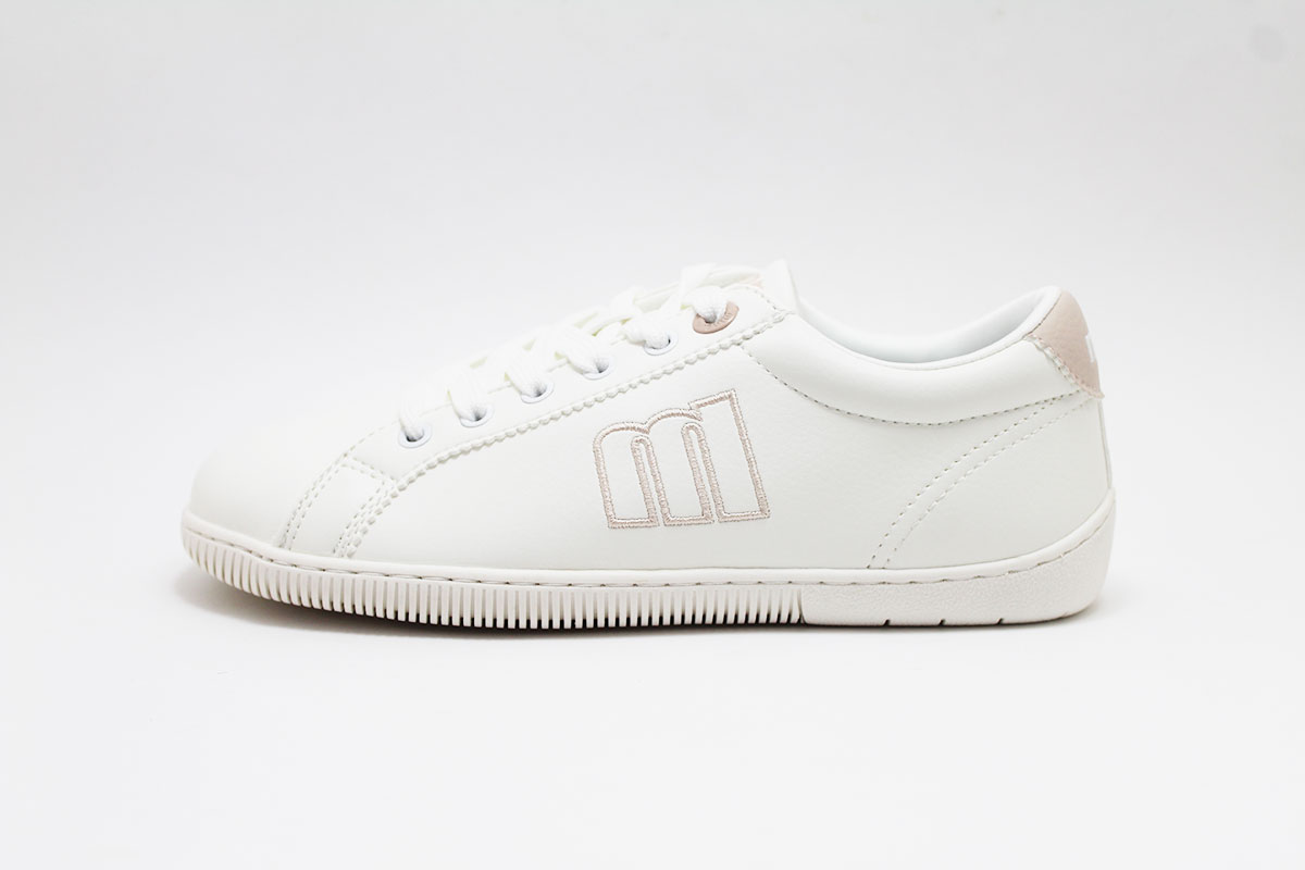Deportivas respetuosas básicas blanco mujer Mustang - Imagen 4