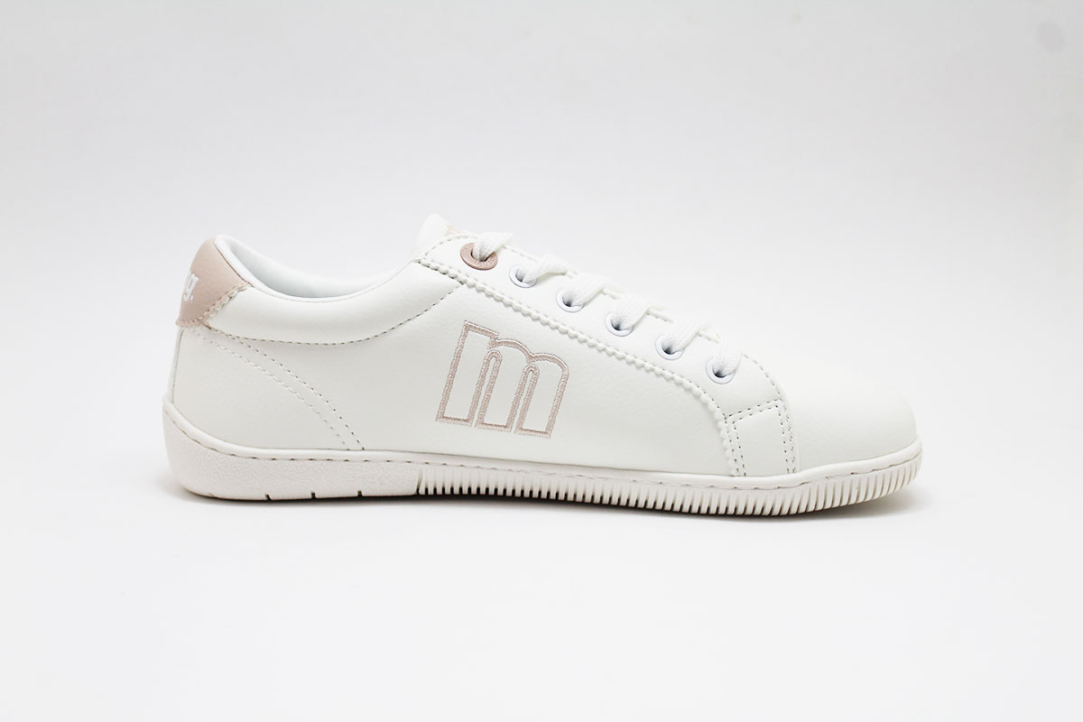Deportivas respetuosas básicas blanco mujer Mustang - Imagen 5