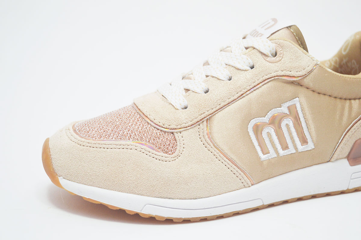 Zapatillas deportivas dorado sin cordones niñas - Imagen 6