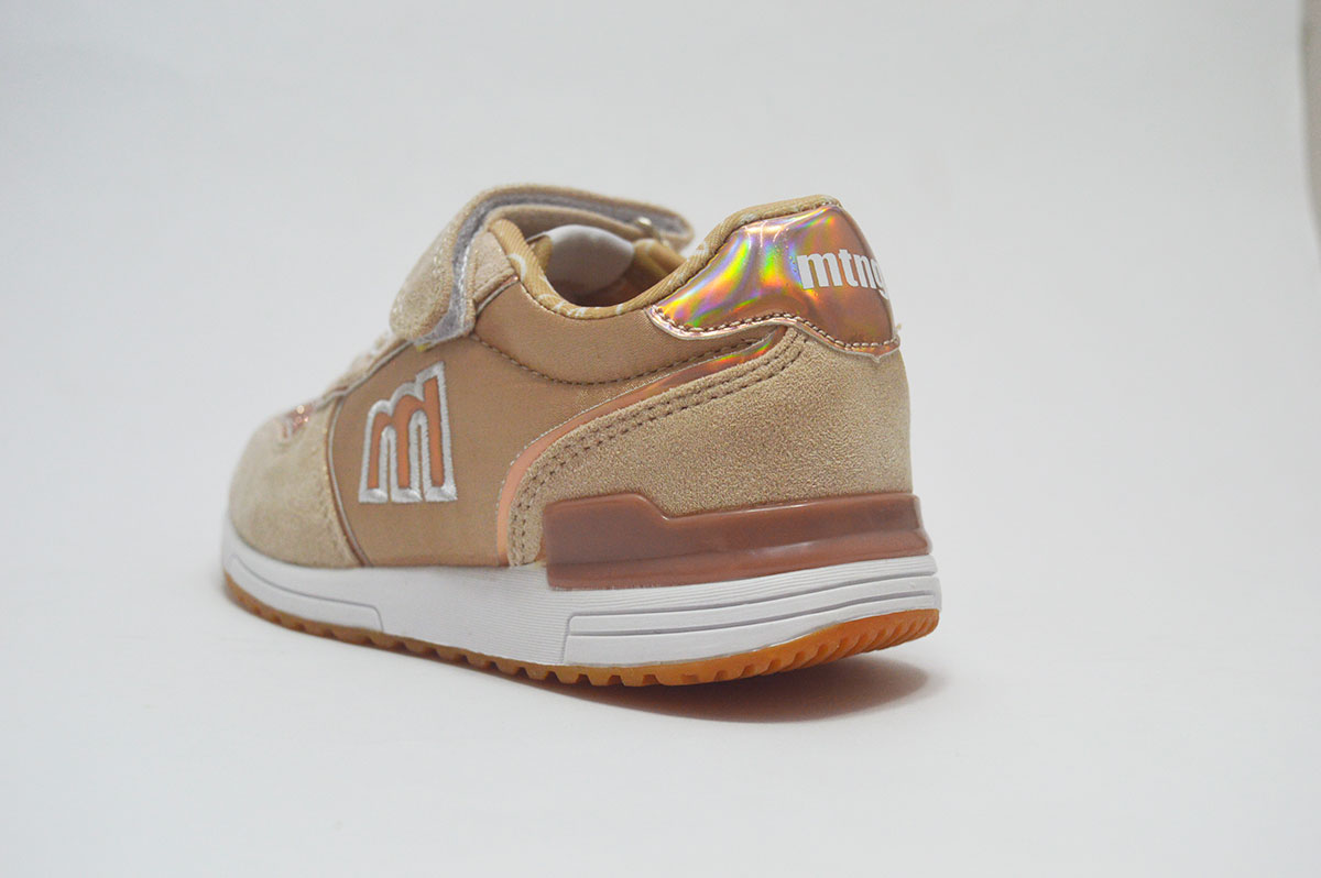 Zapatillas deportivas dorado sin cordones niñas - Imagen 8