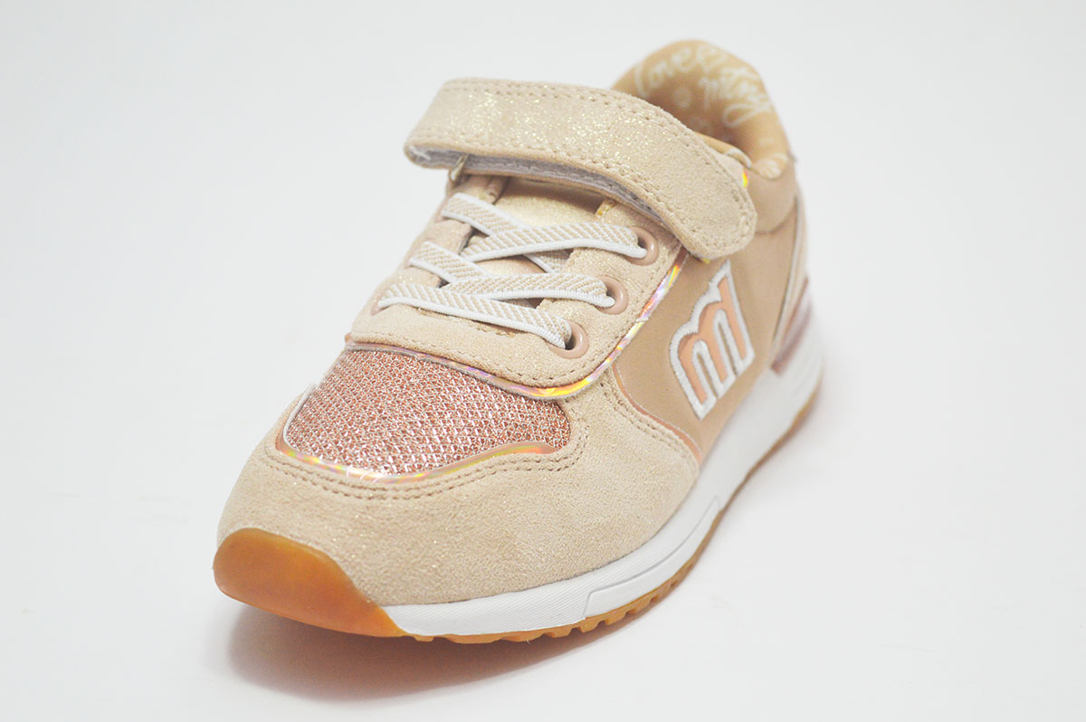 Zapatillas deportivas dorado sin cordones niñas - Imagen 6