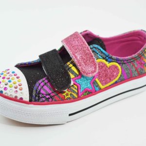 Lona glitter con puntera niña
