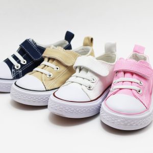 Zapatillas lona con puntera niños