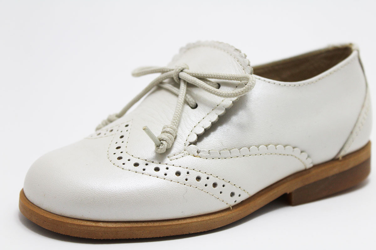 Zapato blucher arras beige niño - Imagen 7