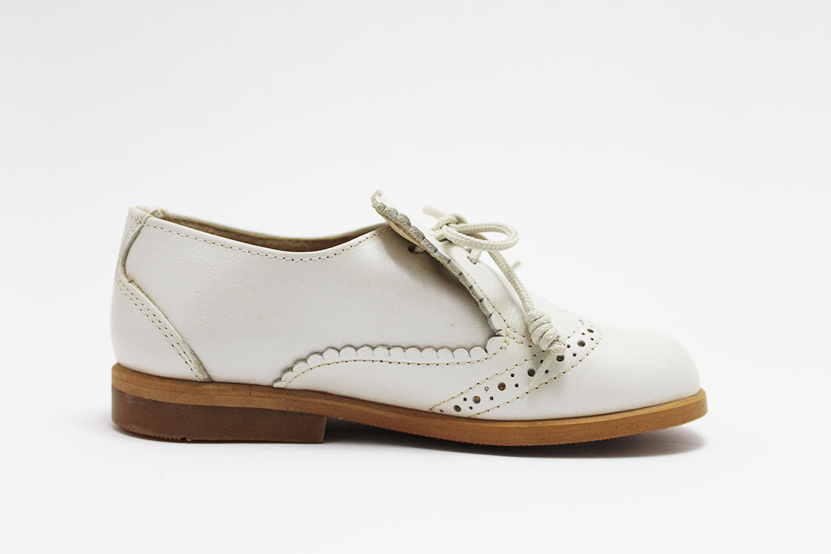 Zapato blucher arras beige niño - Imagen 6