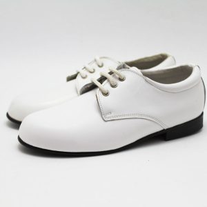 Zapato blanco cordones ceremonia niño