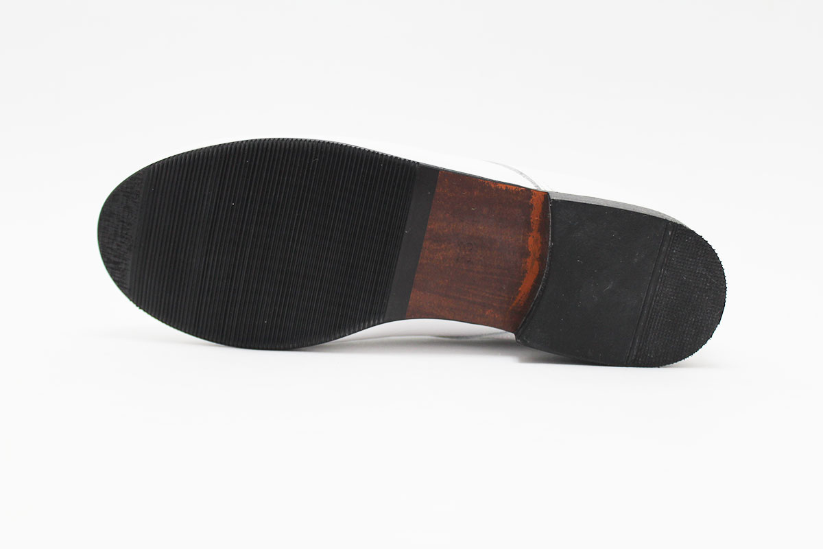 Zapato blanco cordones ceremonia niño - Imagen 8