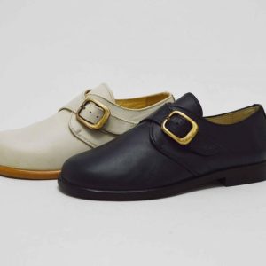 Zapato blucher con hebilla ceremonia niño