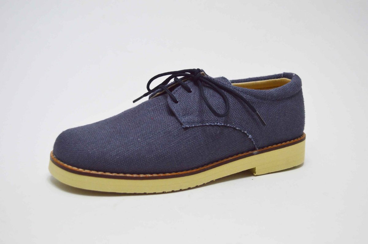 Zapato blucher lino ceremonia niño suela gruesa - Imagen 3
