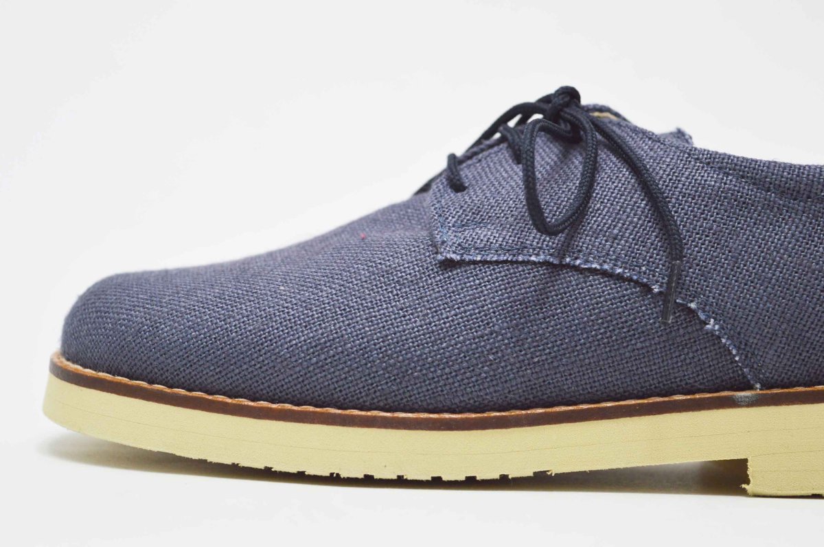 Zapato blucher lino ceremonia niño suela gruesa - Imagen 6