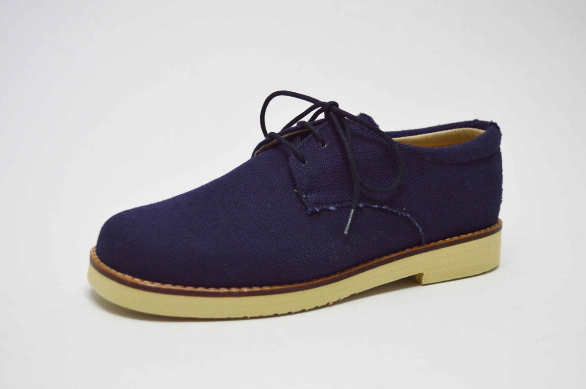Zapato blucher lino ceremonia niño suela gruesa - Imagen 7