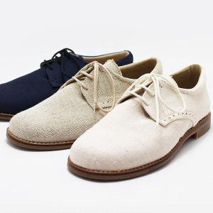 Zapato blucher lino comunión niño