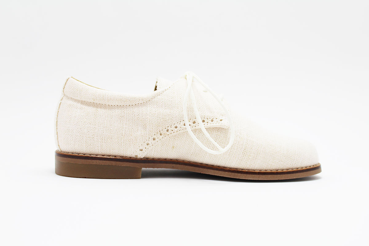 Zapato blucher lino comunión niño - Imagen 9