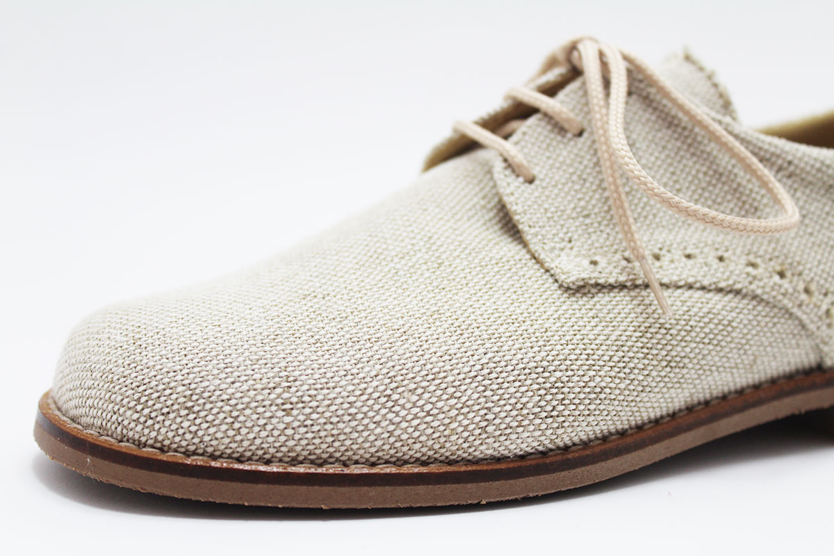 Zapato blucher lino comunión niño - Imagen 6