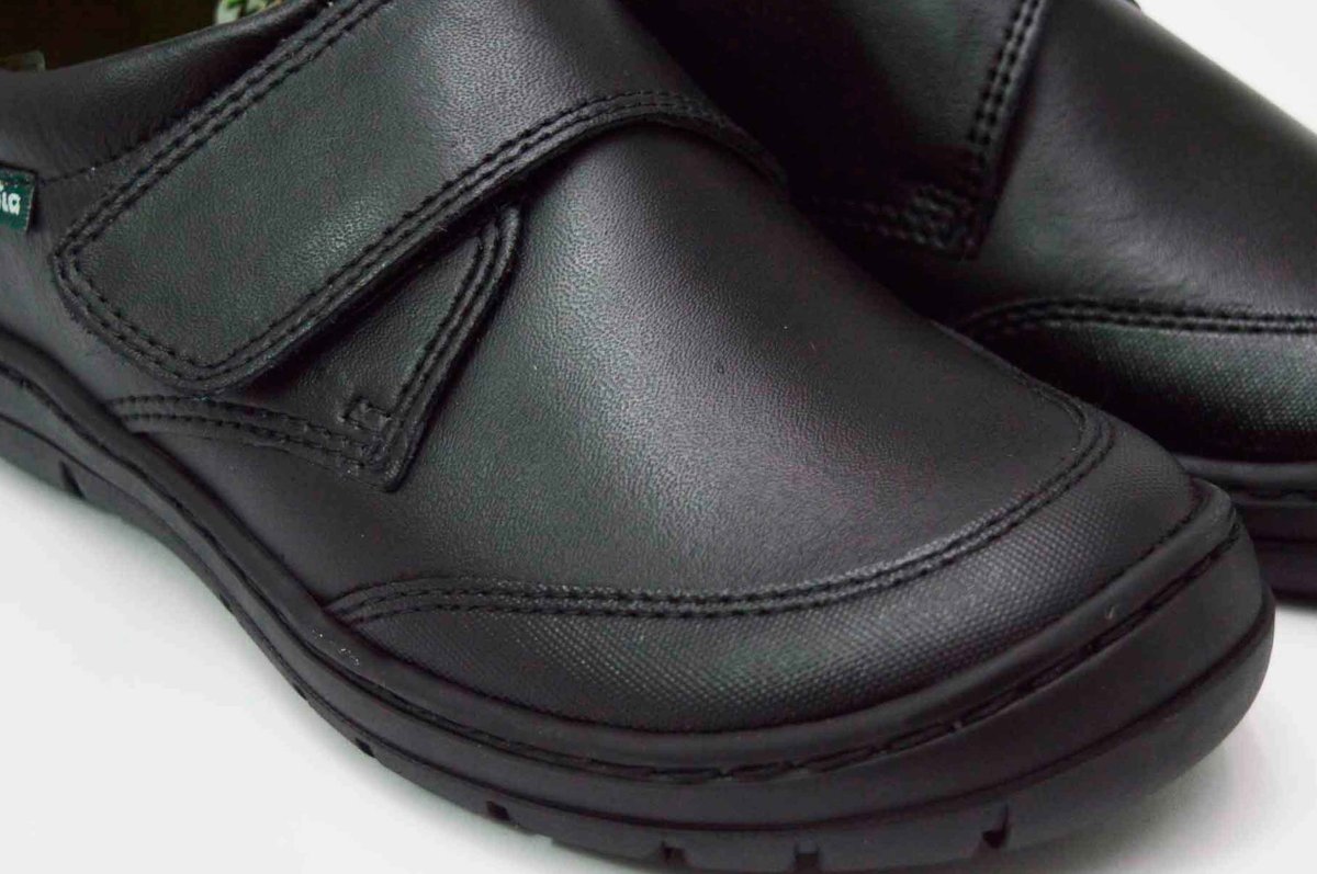 Zapato colegial negro niño con puntera reforzada Gorila - Imagen 7