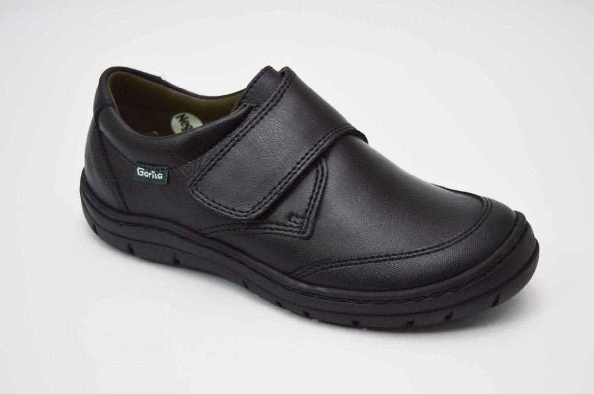 Zapato colegial negro niño con puntera reforzada Gorila - Imagen 3
