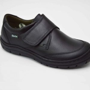 Zapato colegial negro niño con puntera reforzada Gorila