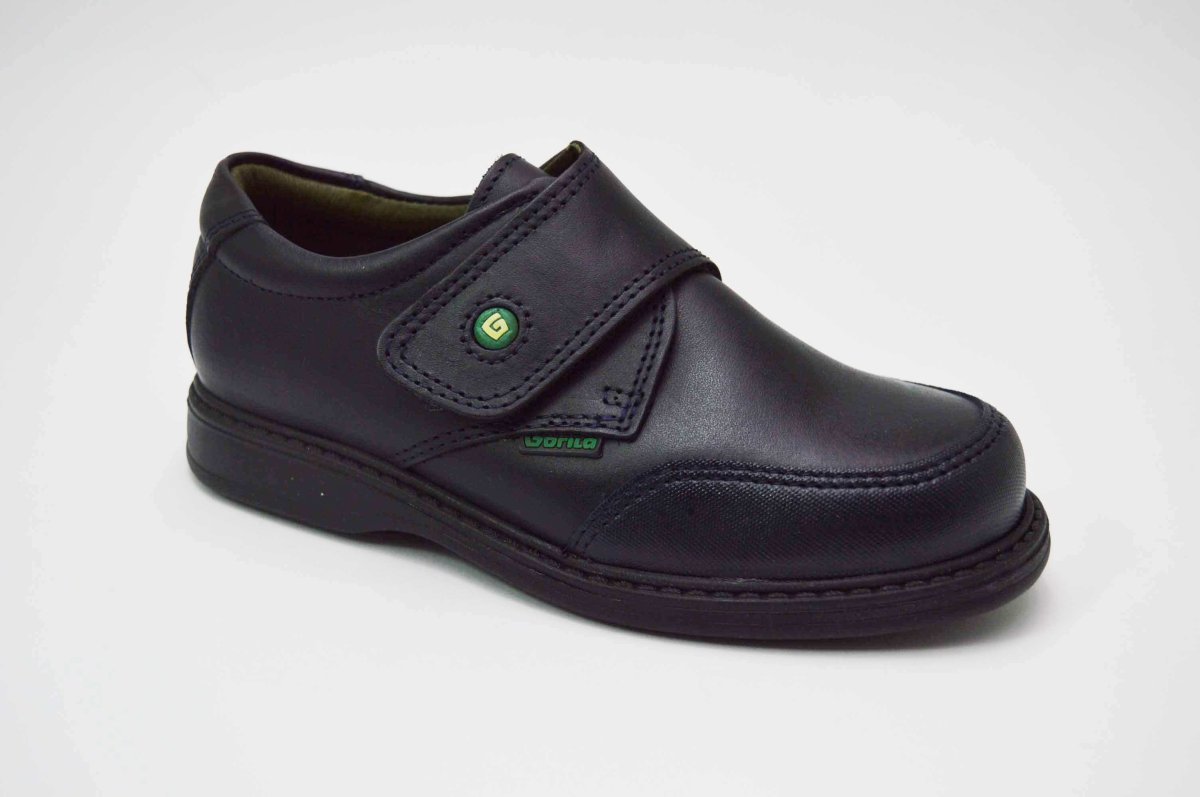 Zapato colegial azul puntera reforzada Gorila niño - Imagen 4