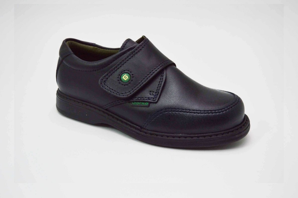 Zapato colegial azul puntera reforzada Gorila niño