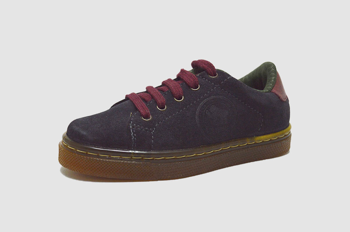 Zapato serraje azul cordones Gorila - Imagen 2
