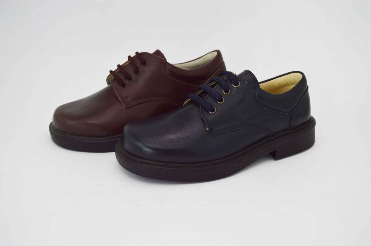 Zapato colegial con cordones niño - Imagen 2