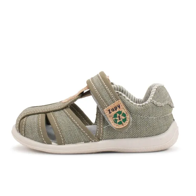 Zapy Sandalias Barefoot Jurel Kaki - Imagen 3