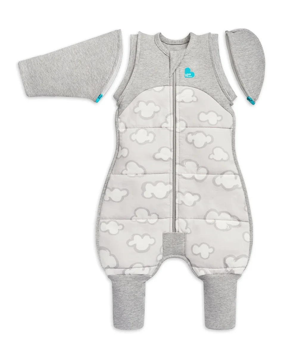 Swaddle Up™ Traje de transición 2.5 TOG Algodón Gris Daydream - Imagen 3