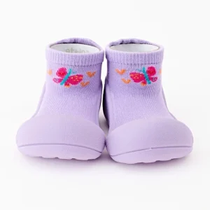 Zapatos primeros pasos ATTIPAS MARIPOSA PÚRPURA- BUTTERFLY PURPLE - ATTIPAS