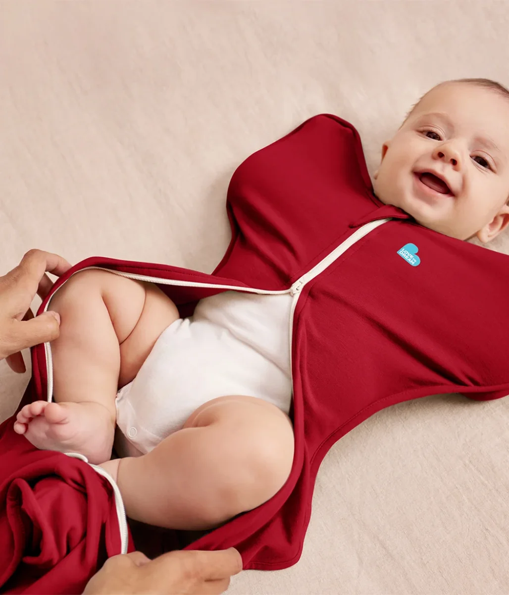 Swaddle Up™ Saco de arrullo 1.0 TOG Algodón Granate - Imagen 9