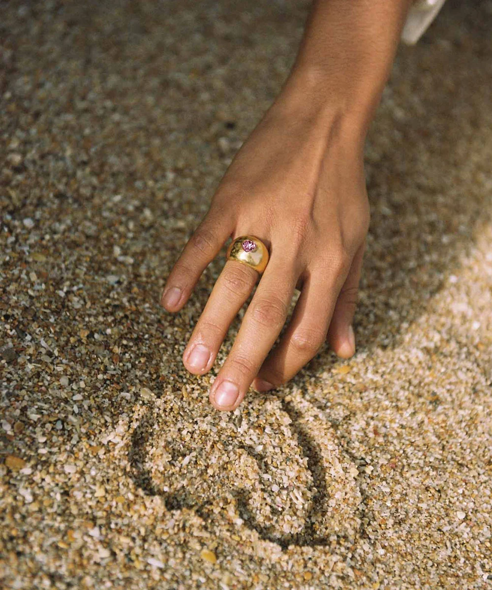 Anillo Sello Dolce Rosa - Imagen 2