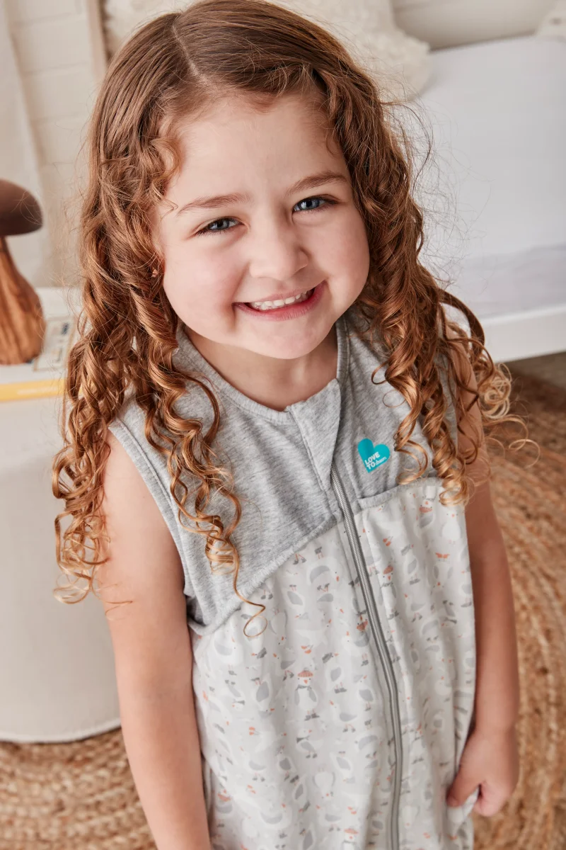 Pijama 0.2 TOG Algodón Orgánico Gris Gaviotas - Imagen 9