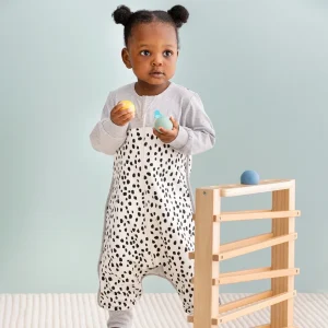 Pijama Manga Larga 1.5 TOG Algodón Orgánico Blanco Animal