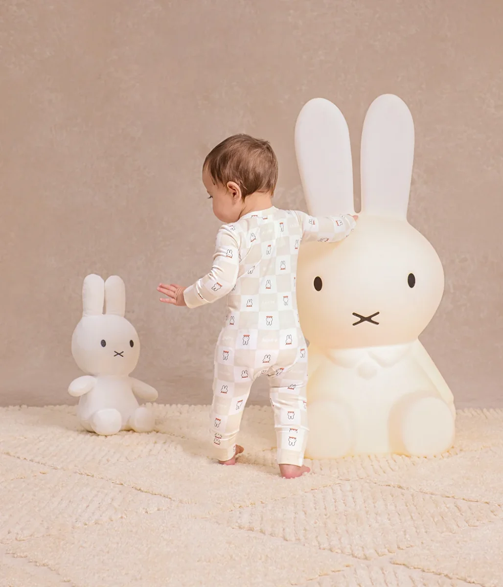 Pelele de algodón Abedul Miffy a cuadros - Imagen 7