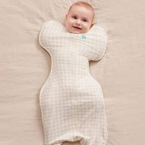 Swaddle Up™ Saco de arrullo 1.0 TOG Algodón Beige Pata de gallo