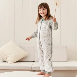 Pijama Manga Larga 2.5 TOG Algodón Blanco Claro de Luna