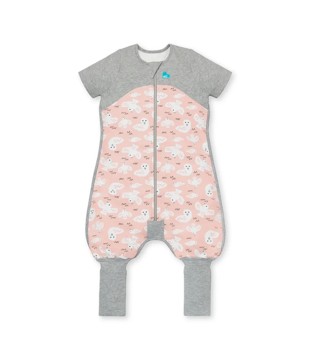 Pijama Manga Corta 1.5 TOG Algodón Orgánico Palomas Rosas - Imagen 3