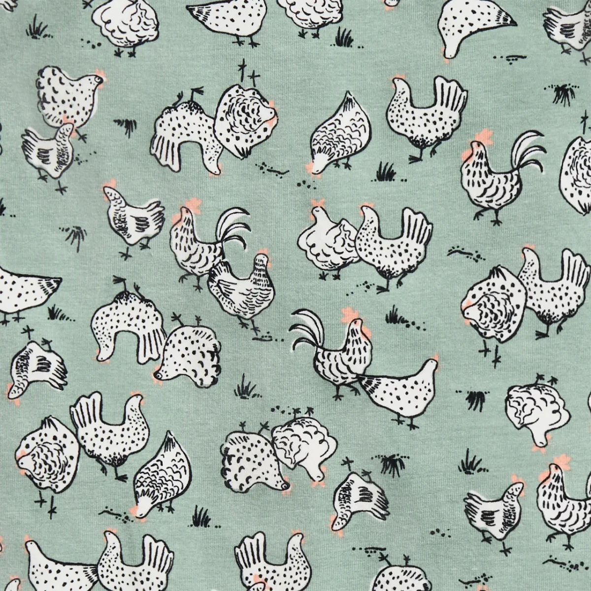 Pelele sin pies de algodón Olive Chicken Run - Imagen 4