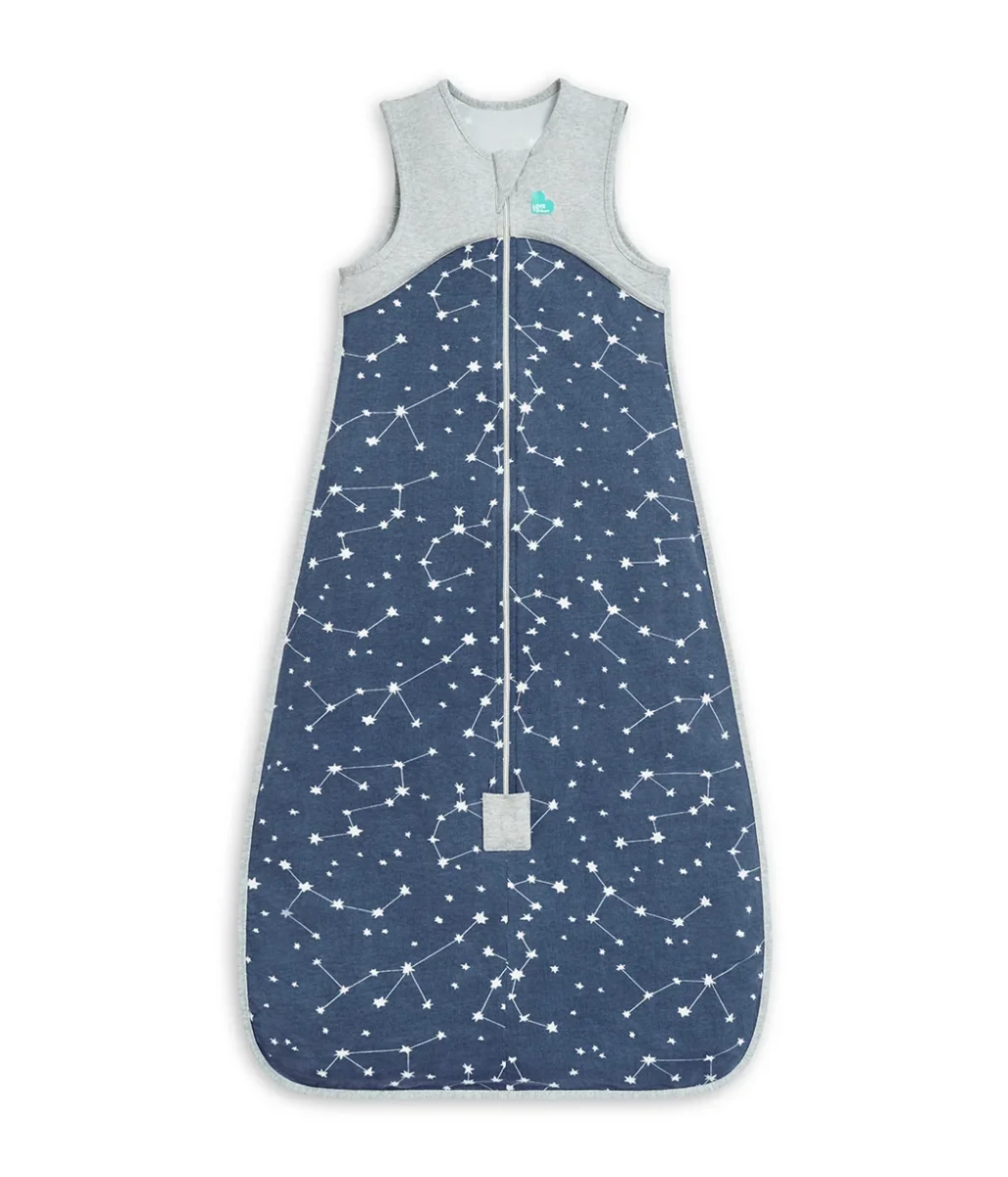 Saco de dormir Sin mangas 0,2 TOG Algodón orgánico Denim Stellar - Imagen 3