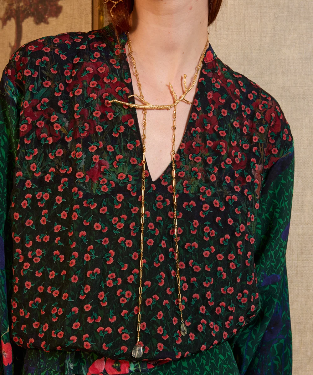 Blusa Amapolas Fluida - Imagen 4