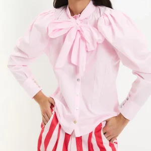 Blusa Pajarita Popelin Rosa