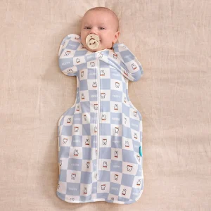 Swaddle Up™ Swaddle 1.0 TOG de Algodón Azul Miffy con Estampado de Cuadros