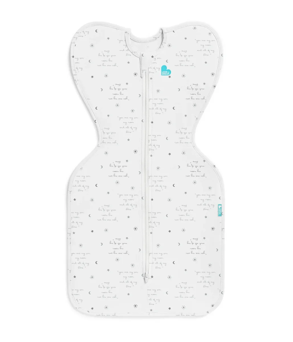 Swaddle Up™ 0.2 TOG Algodón Blanco Tú Eres Mi - Imagen 3