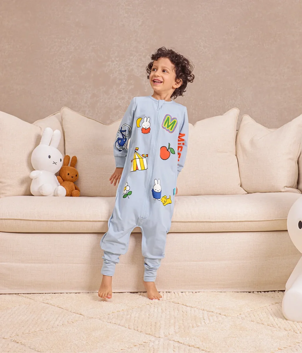 Pijama de Manga Larga 1.0 TOG de Algodón Azul con Estampado de Miffy - Imagen 9