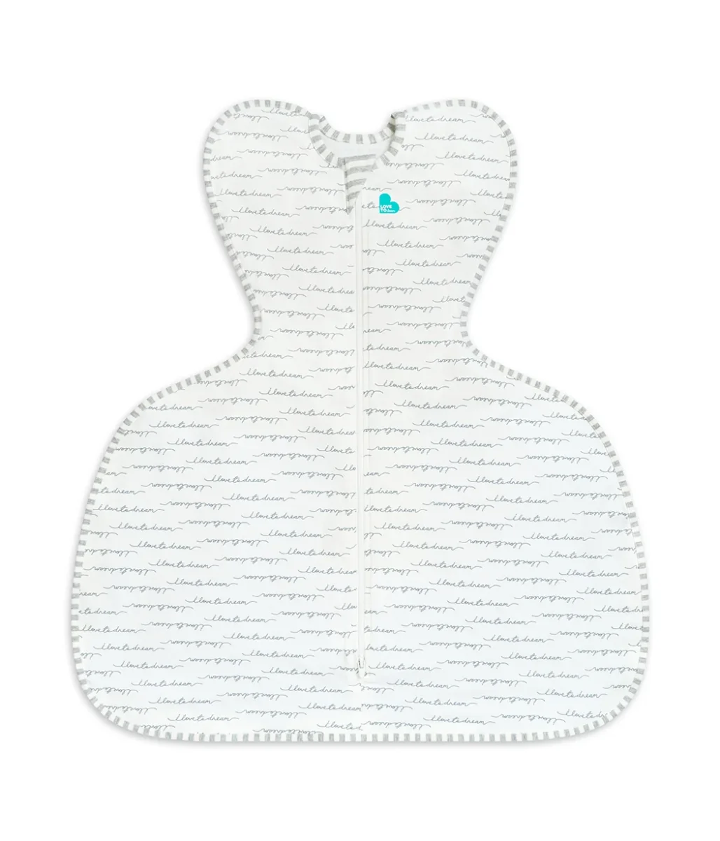 Swaddle Up™ Saco de arrullo especial para displasia de cadera 1.0 TOG Algodón Soñador Blanco - Imagen 3