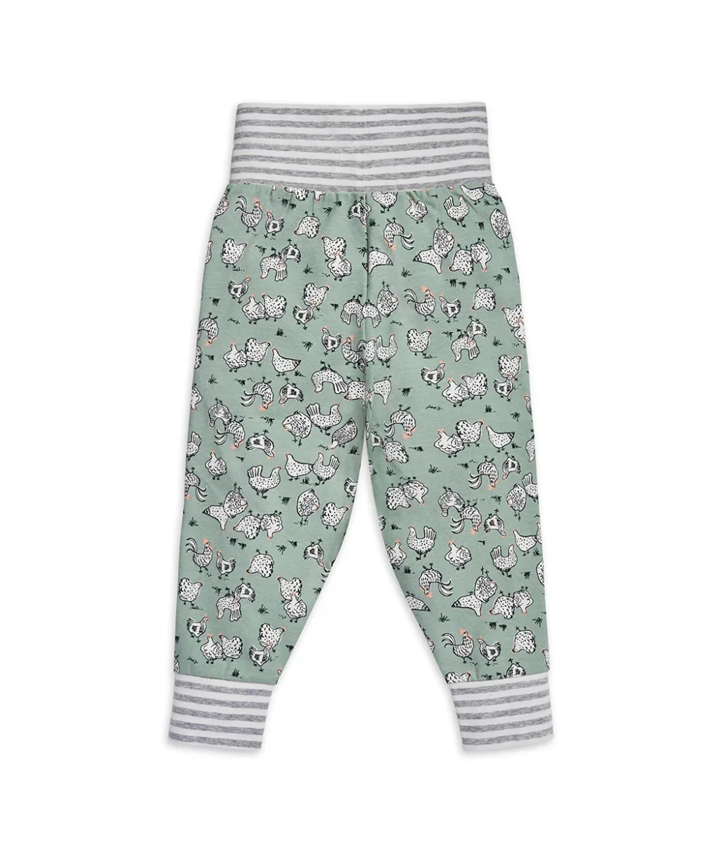 Conjunto de pijama para niños de manga larga de algodón Olive Chicken Run - Imagen 8