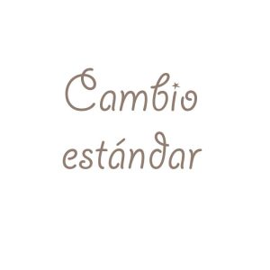 CAMBIO ESTÁNDAR