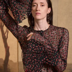 Camisa Amapolas Volantes