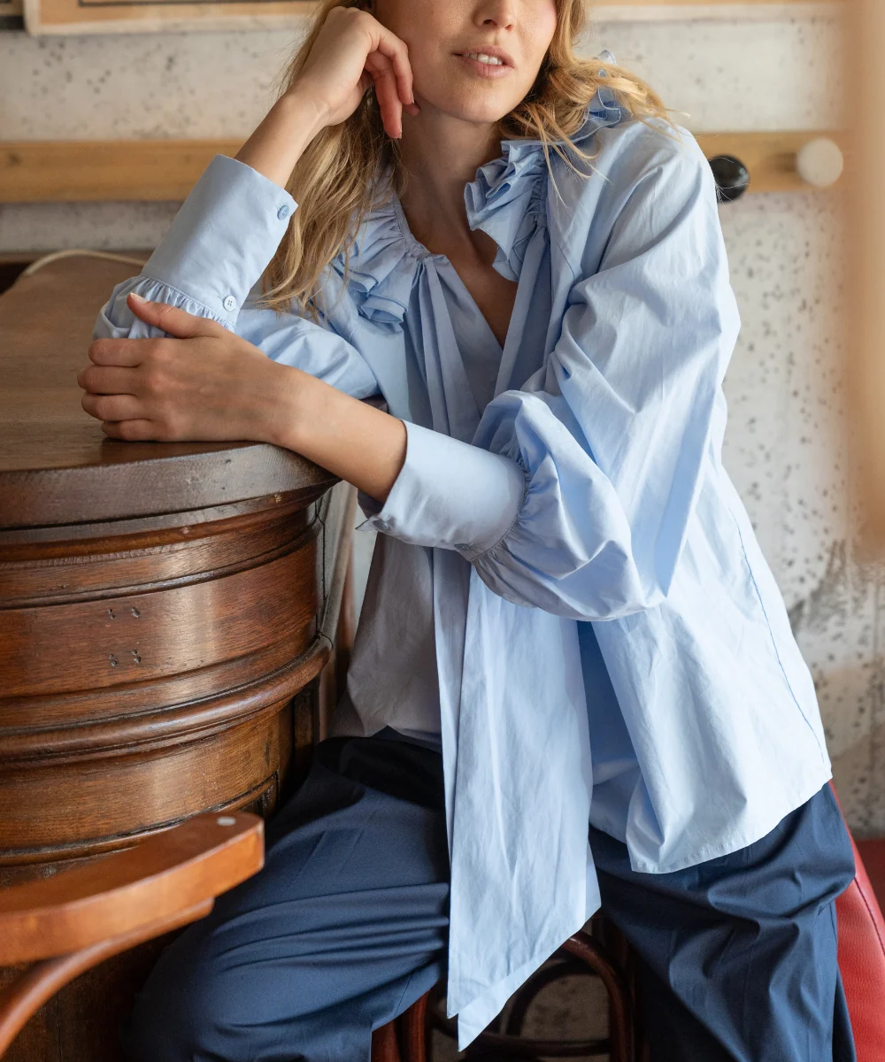 Pierre Bow Shirt - Imagen 4