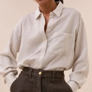 Lise Thin Stripe Blouse