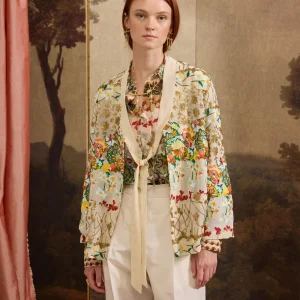 Chaqueta Bordada Mosaicos